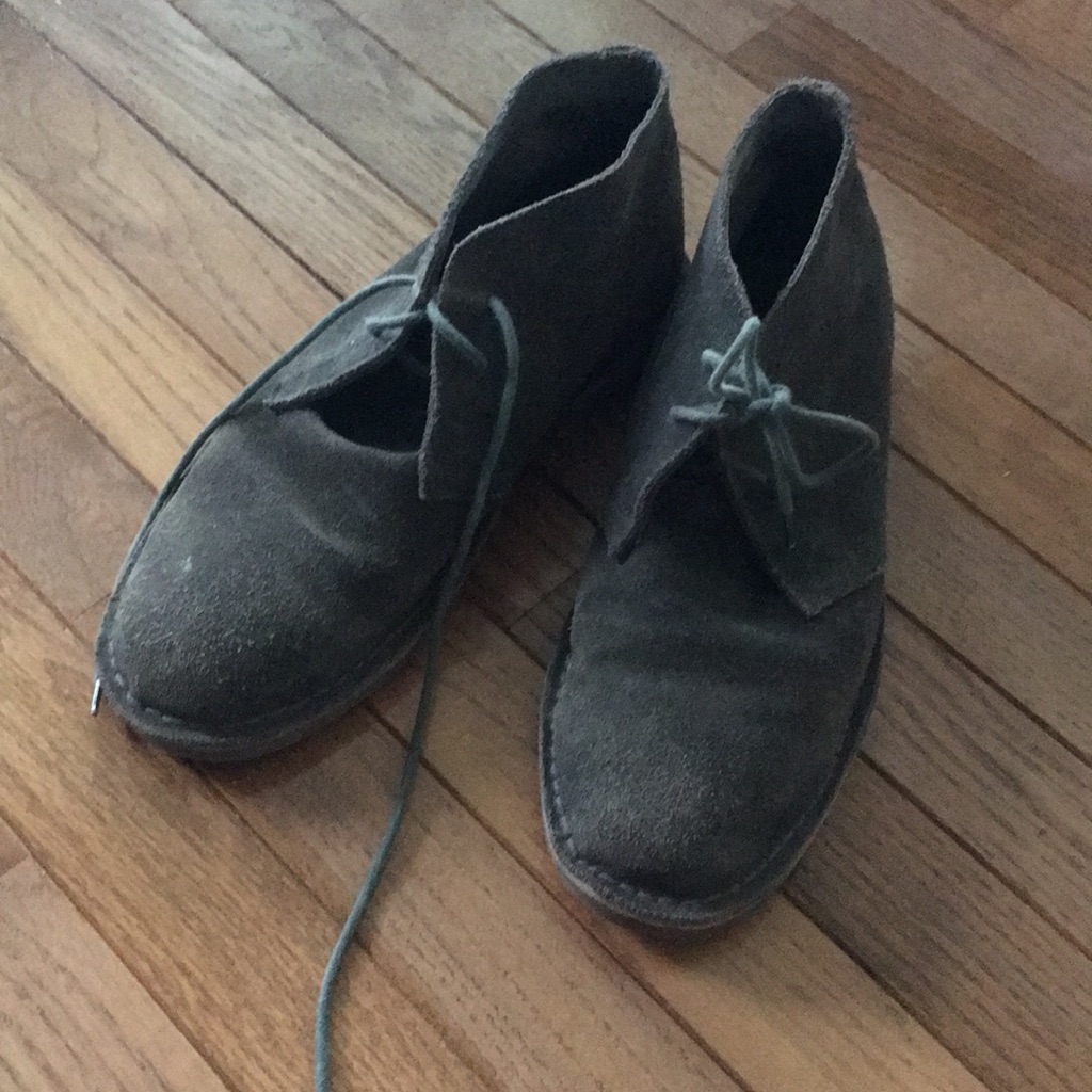 Gray Boot Size 9